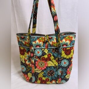 Disney Parks Vera Bradley Mickey Mouse Perfect Petals Large Tote Bag RETIRED
